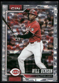 2026 Topps #171 Will Benson Silver Crackle Foil