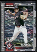 2026 Topps #36 Andry Lara Silver Crackle Foil