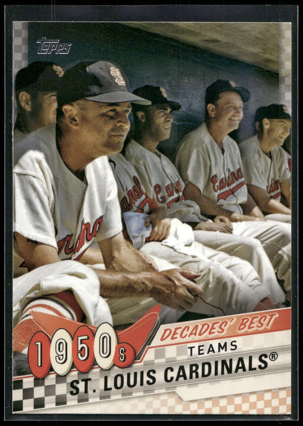 2020 Topps #DB-3 St. Louis Cardinals Decades' Best (Series Two)