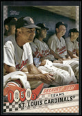 2020 Topps #DB-3 St. Louis Cardinals Decades' Best (Series Two)
