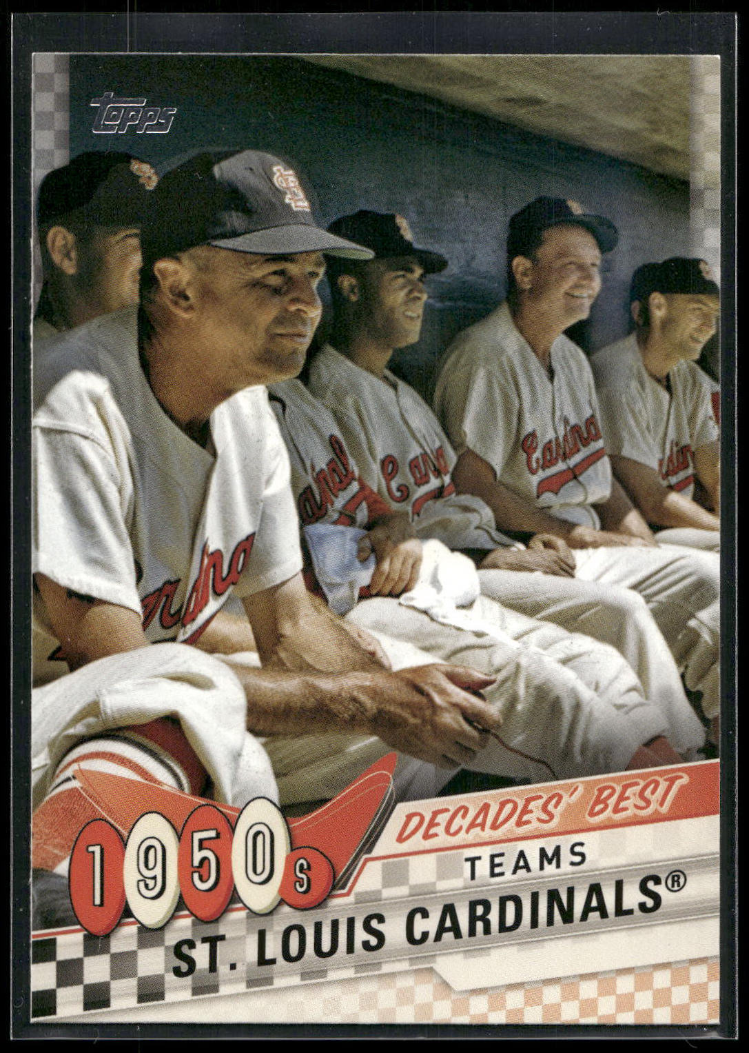 2020 Topps #DB-3 St. Louis Cardinals Decades' Best (Series Two)