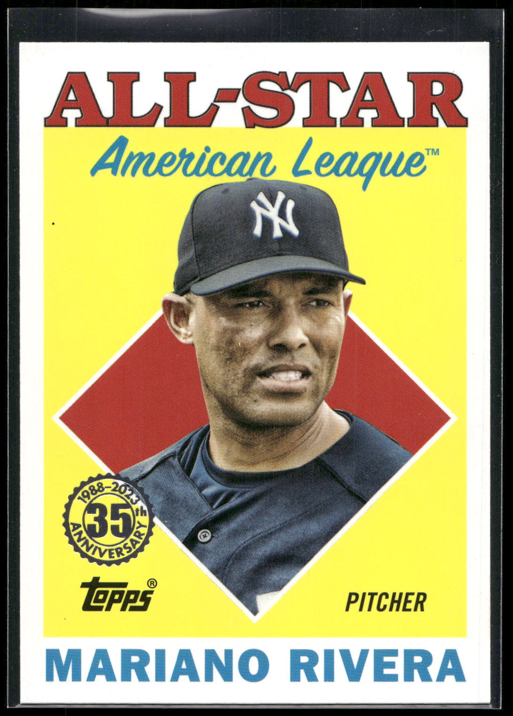 2023 Topps #88AS-30 Mariano Rivera 1988 Topps Baseball 35th