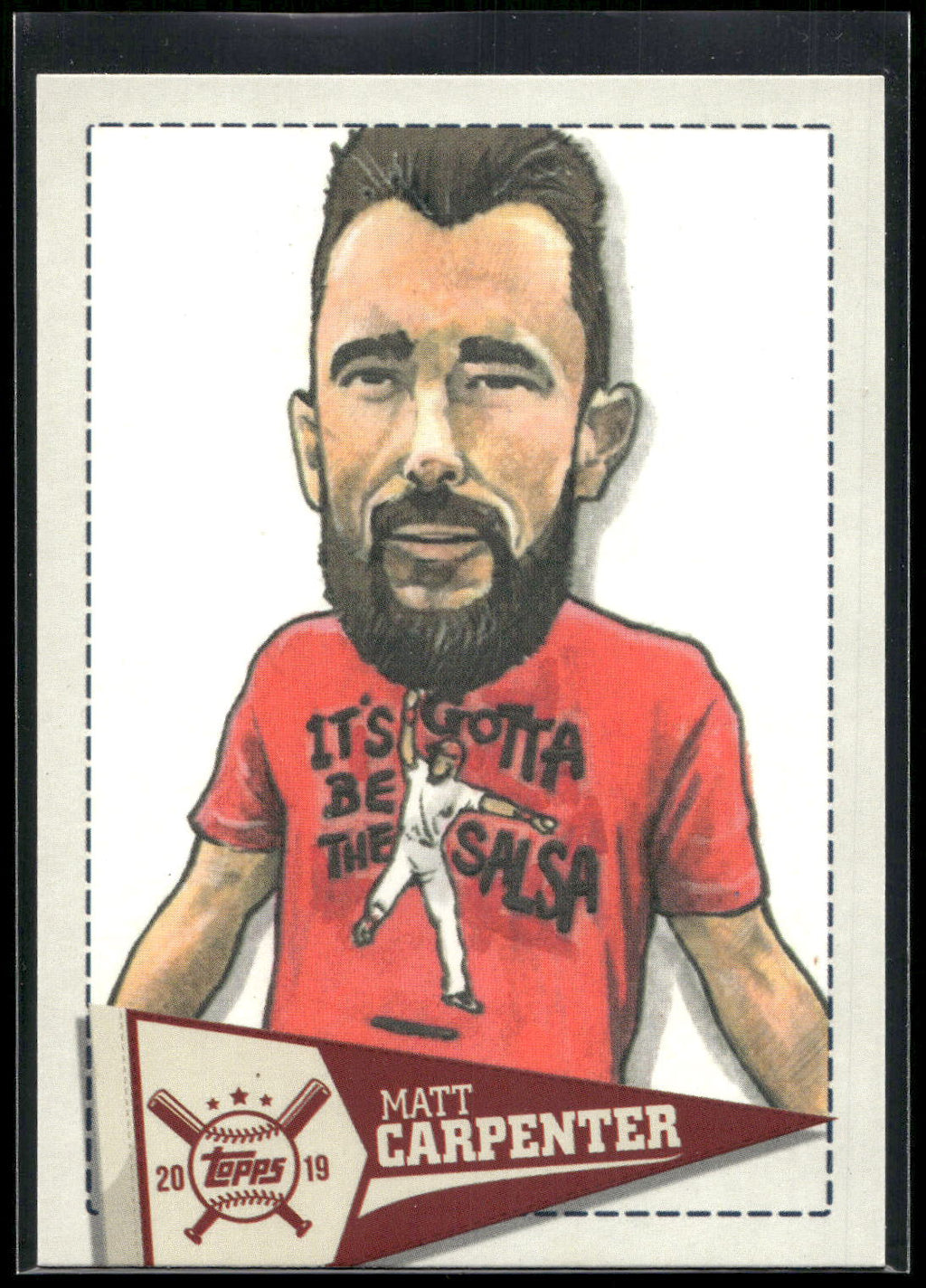 2019 Topps Big League #SCR-MC Matt Carpenter Star Caricature Reproductions