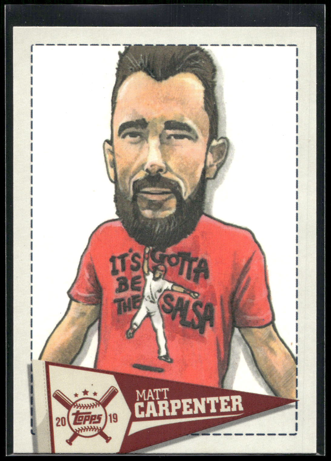 2019 Topps Big League #SCR-MC Matt Carpenter Star Caricature Reproductions