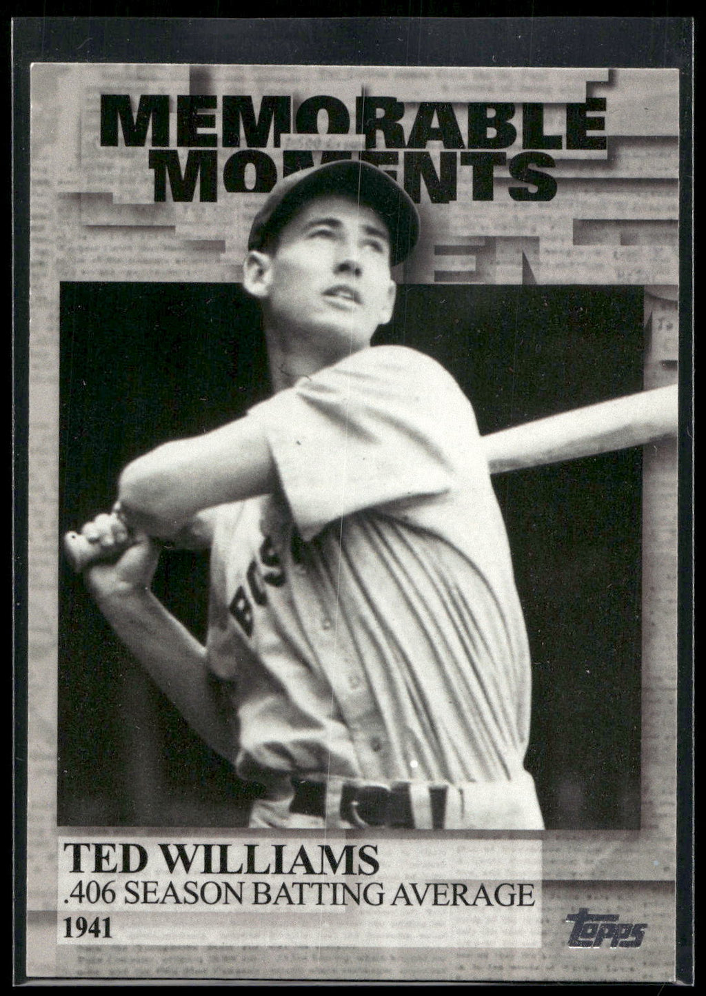2017 Topps #MM-20 Ted Williams Memorable Moments