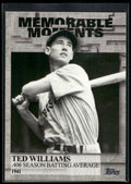 2017 Topps #MM-20 Ted Williams Memorable Moments