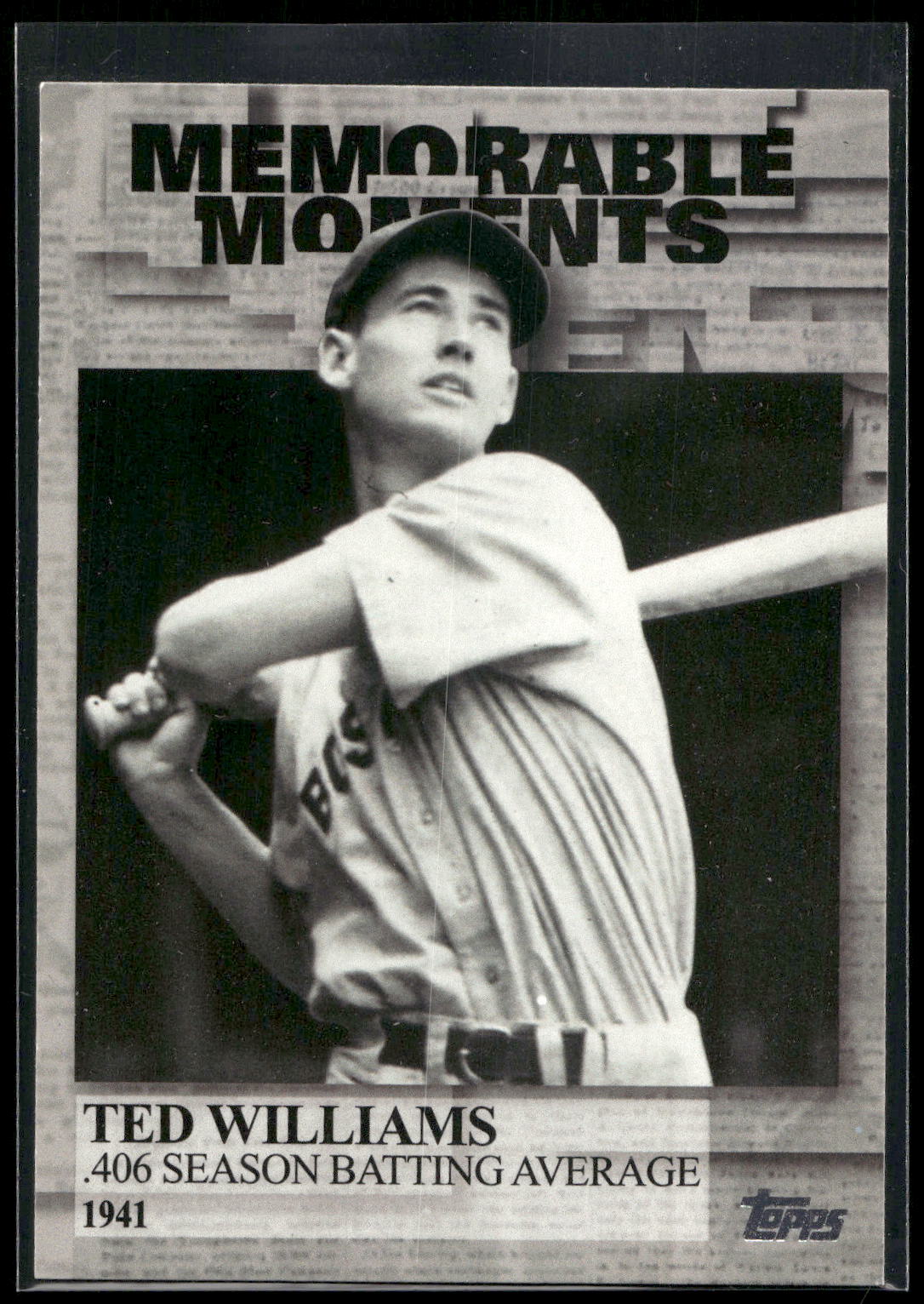 2017 Topps #MM-20 Ted Williams Memorable Moments