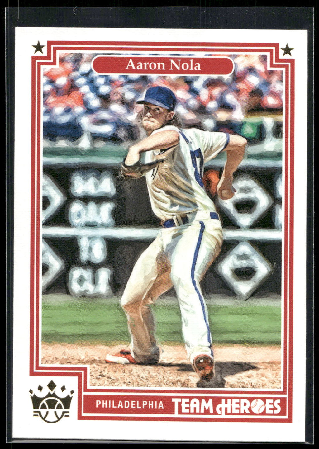 2019 Panini Diamond Kings #TH-18 Aaron Nola Team Heroes