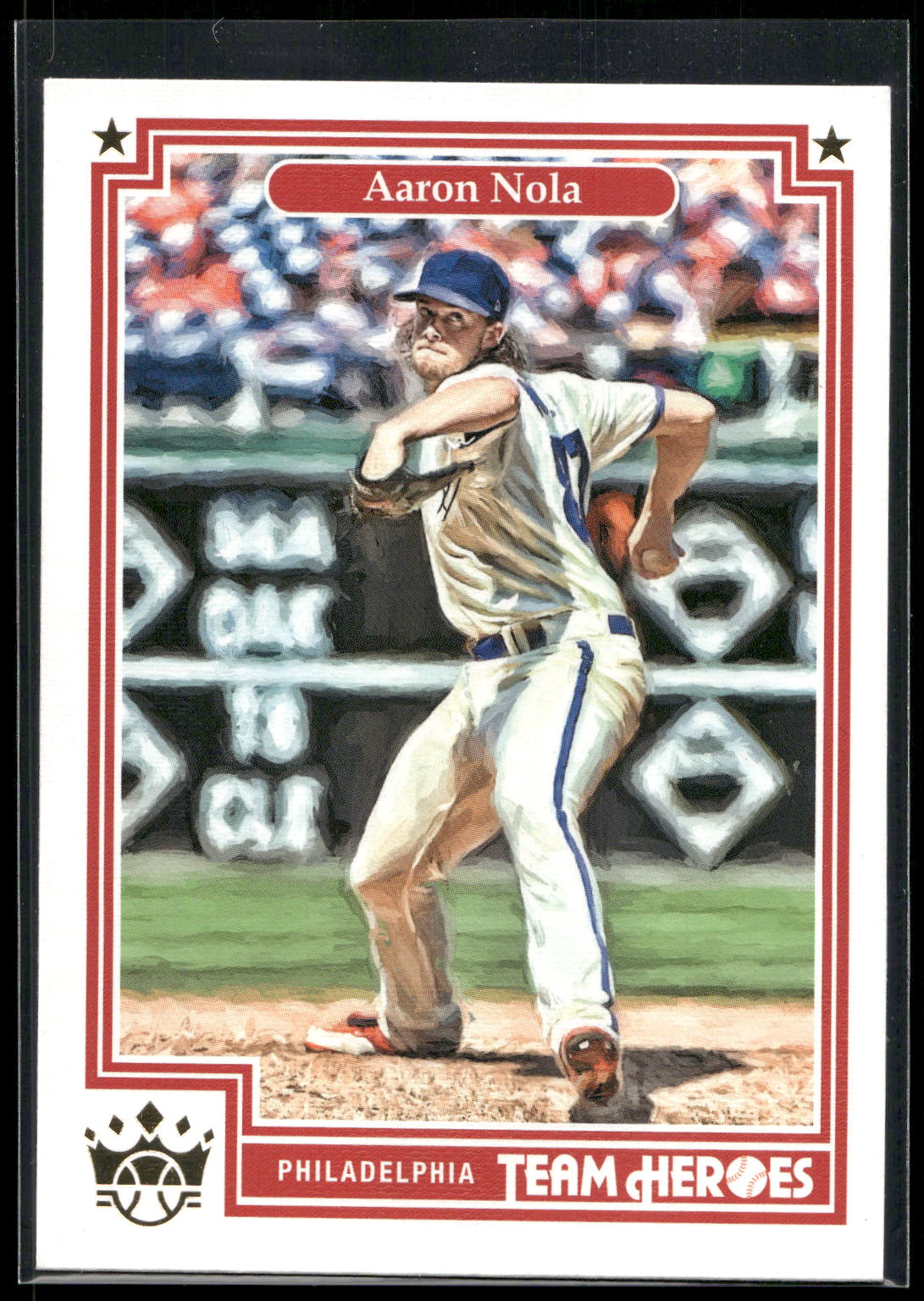 2019 Panini Diamond Kings #TH-18 Aaron Nola Team Heroes