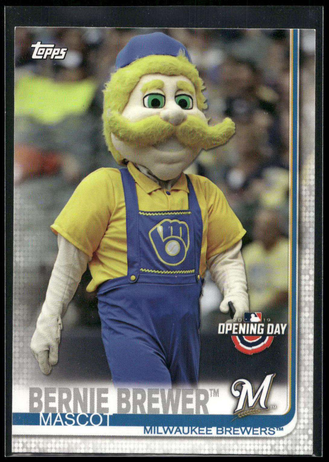 2019 Topps Opening Day #M-19 Bernie Brewer Mascots