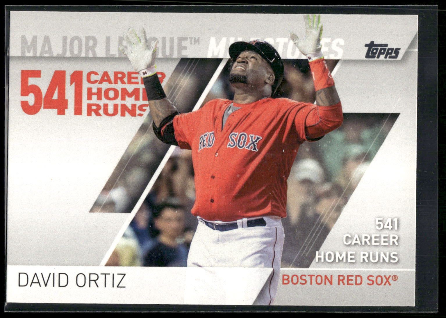 2017 Topps #MLM-20 David Ortiz Major League Milestones