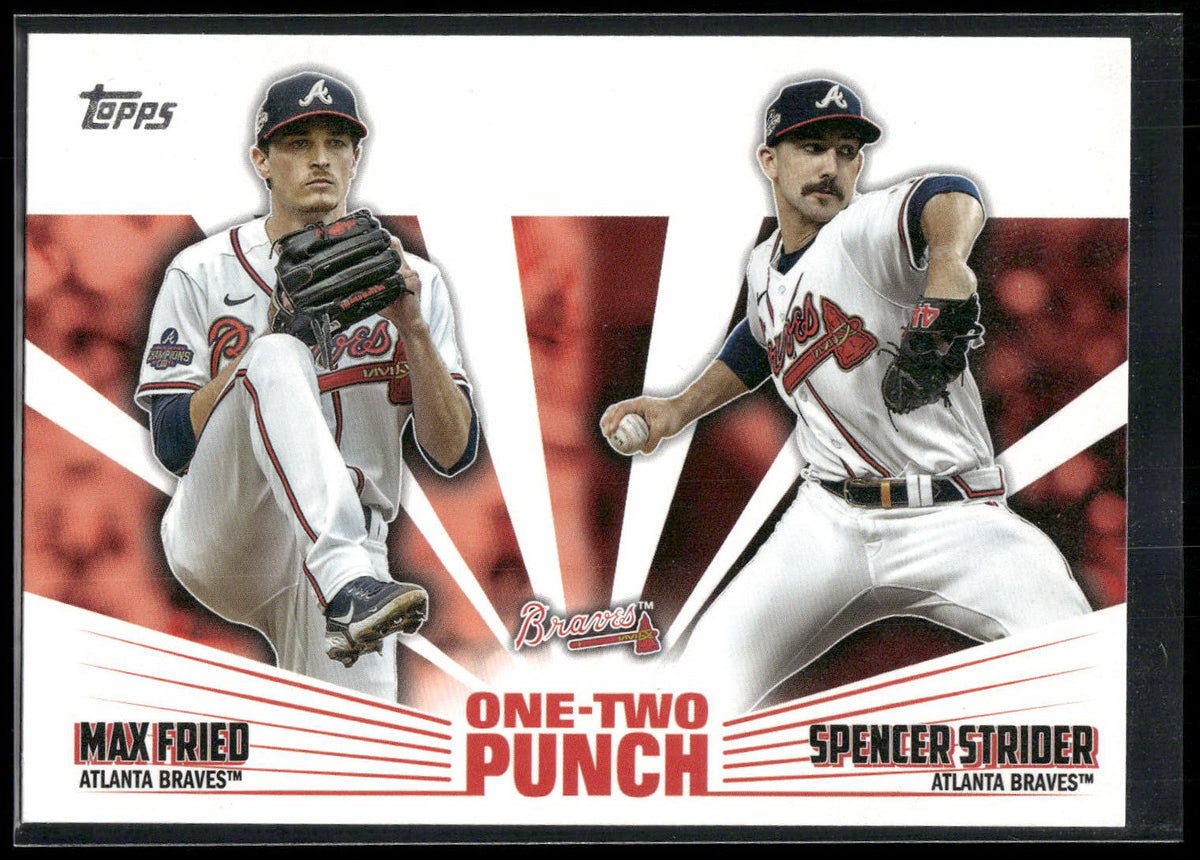 2023 Topps #12P-25 Max Fried / Spencer Strider One-Two Punch