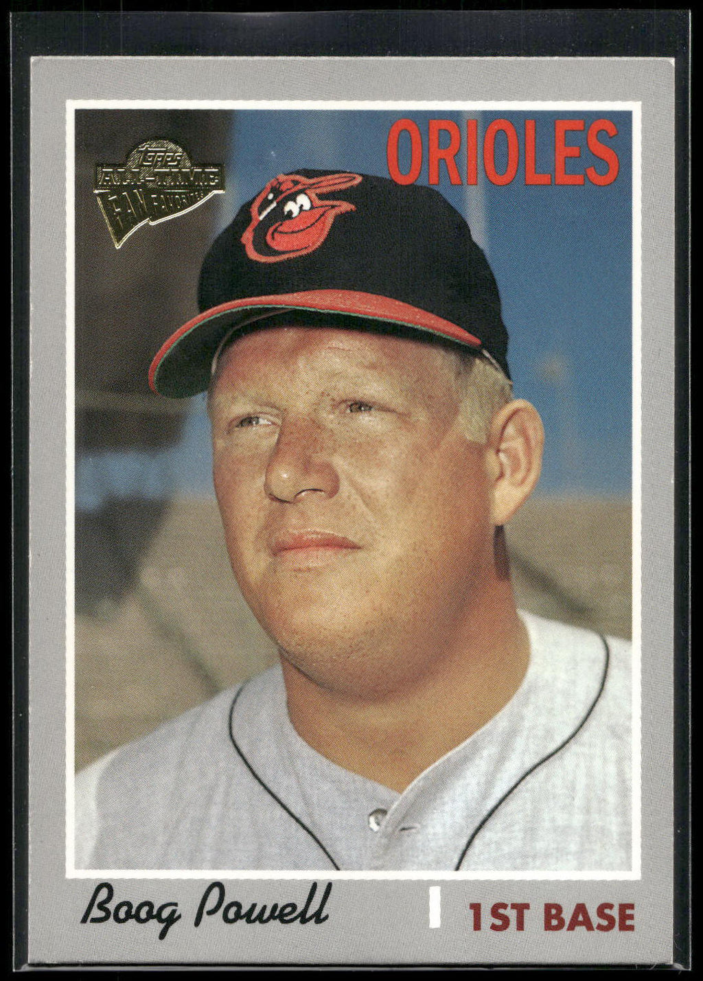 2003 Topps All-Time Fan Favorites #28 Boog Powell