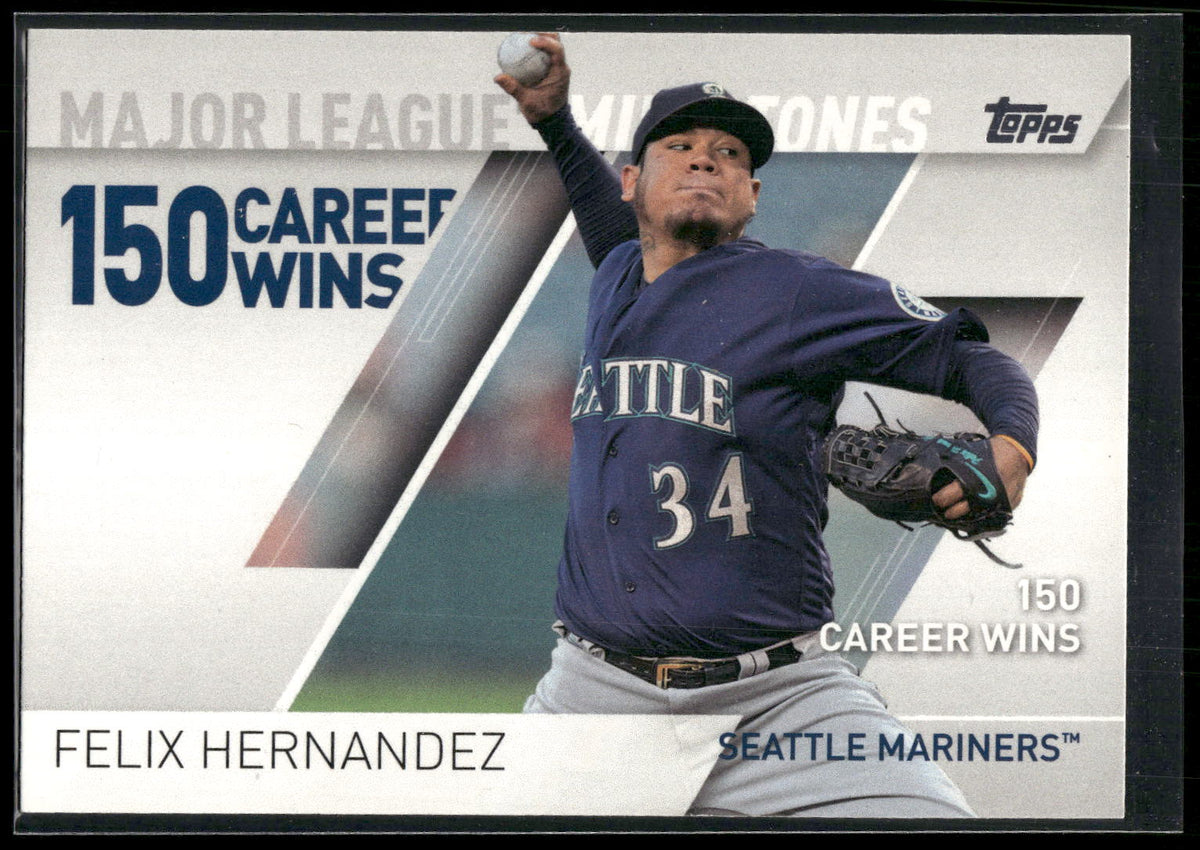 2017 Topps #MLM-15 Felix Hernandez Major League Milestones