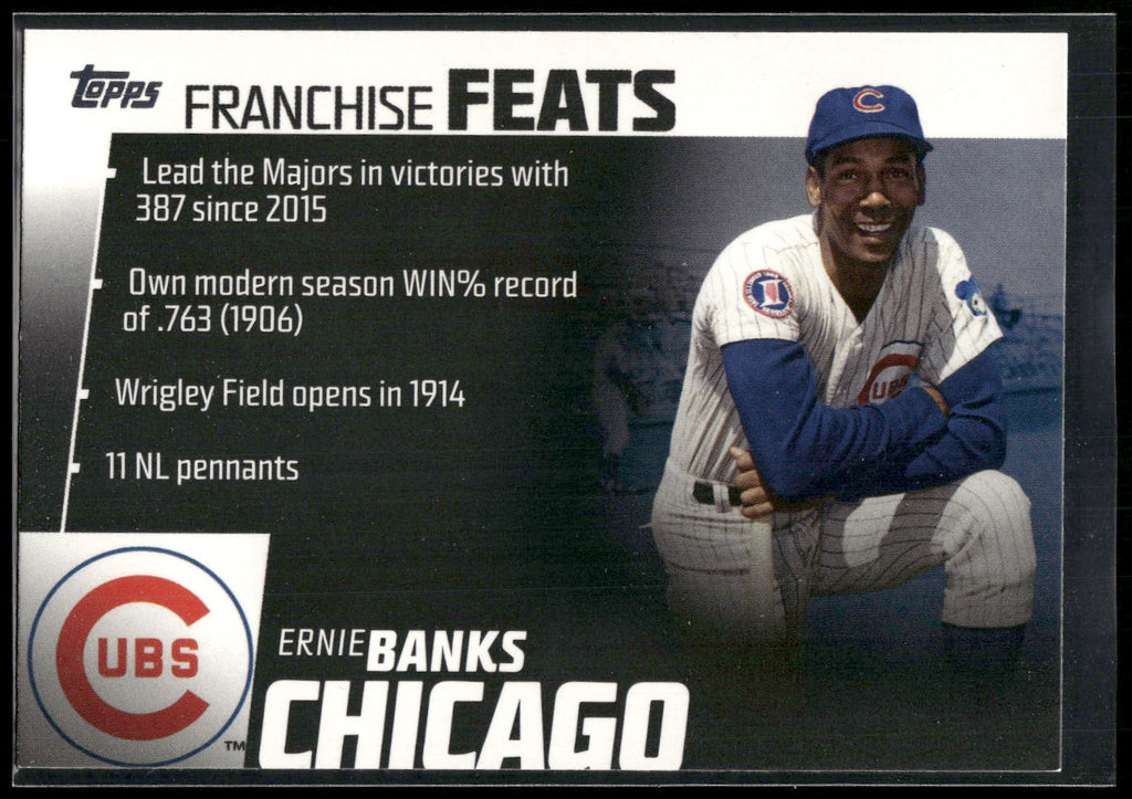 2019 Topps #FF-6 Ernie Banks Franchise Feats