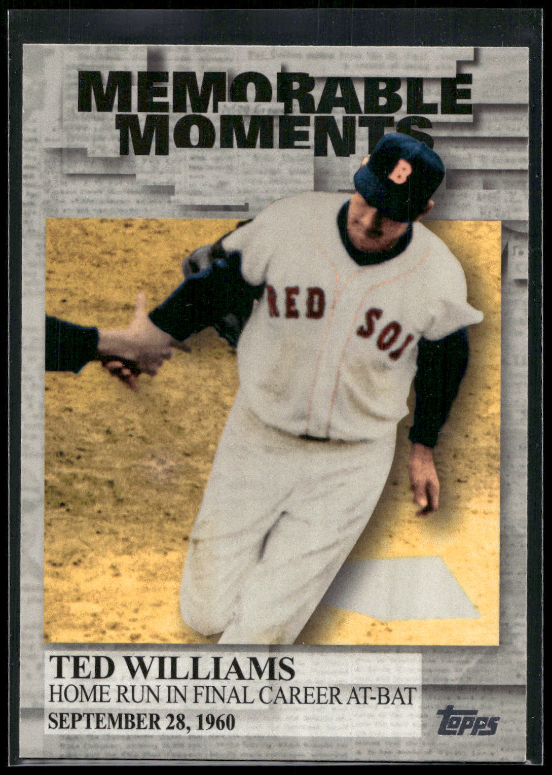 2017 Topps #MM-9 Ted Williams Memorable Moments