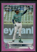 2022 Topps Chrome #102 Kyle Lewis Pink Refractor