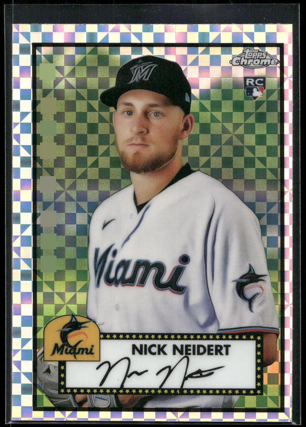 2021 Topps Chrome Platinum Anniversary #53 Nick Neidert X-Fractor