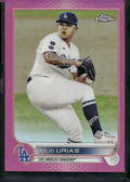 2022 Topps Mini #299 Julio Urias Pink #/25