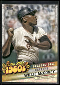 2020 Topps #DB-27 Willie McCovey Decades' Best (Series Two)