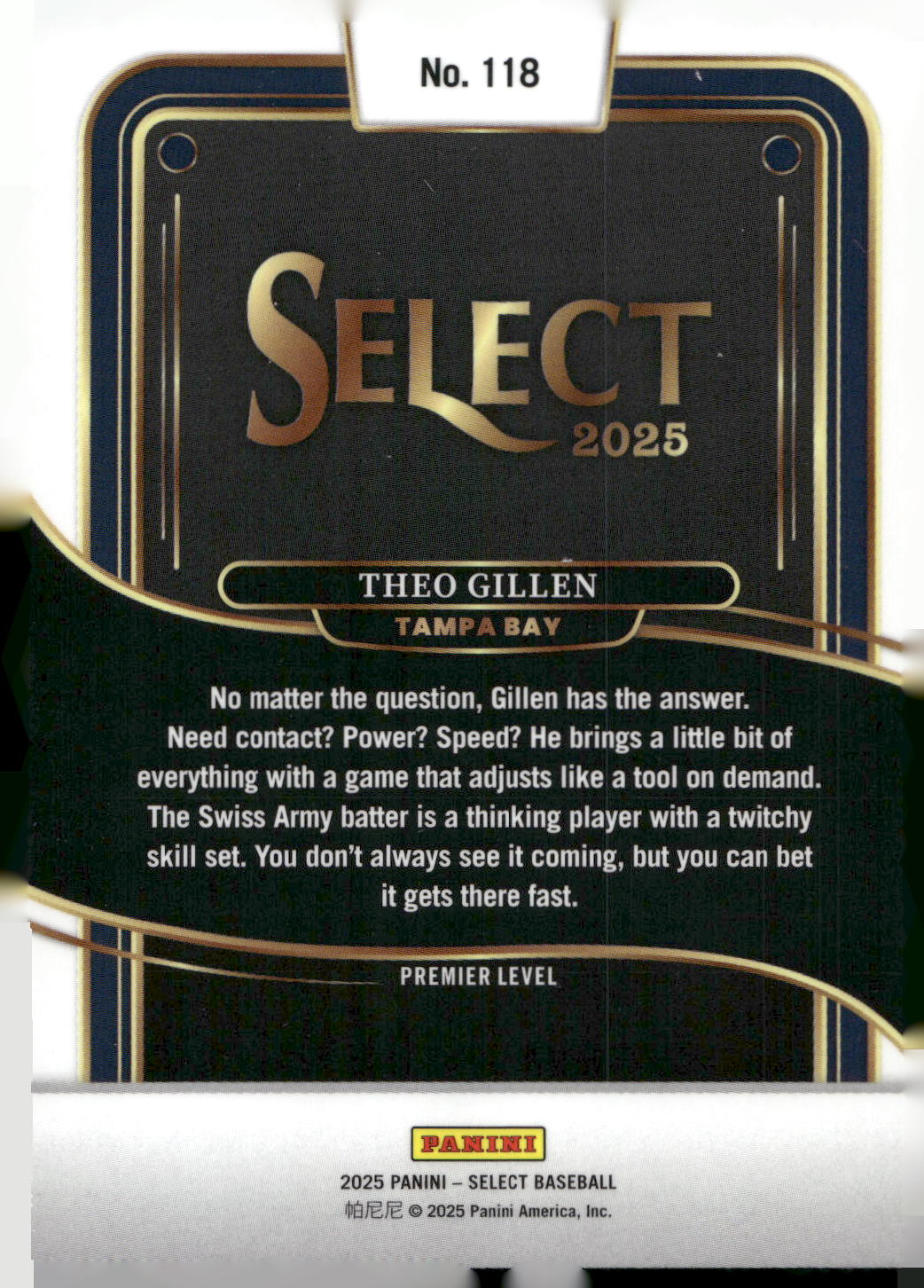 2025 Panini Select #118 Theo Gillen