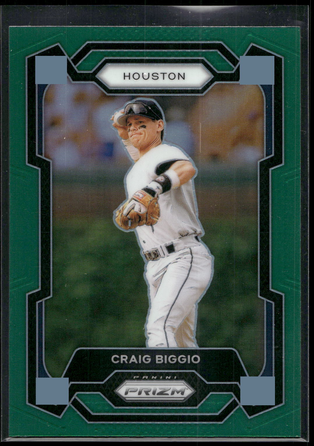 2024 Panini Prizm #123 Craig Biggio Green Prizms