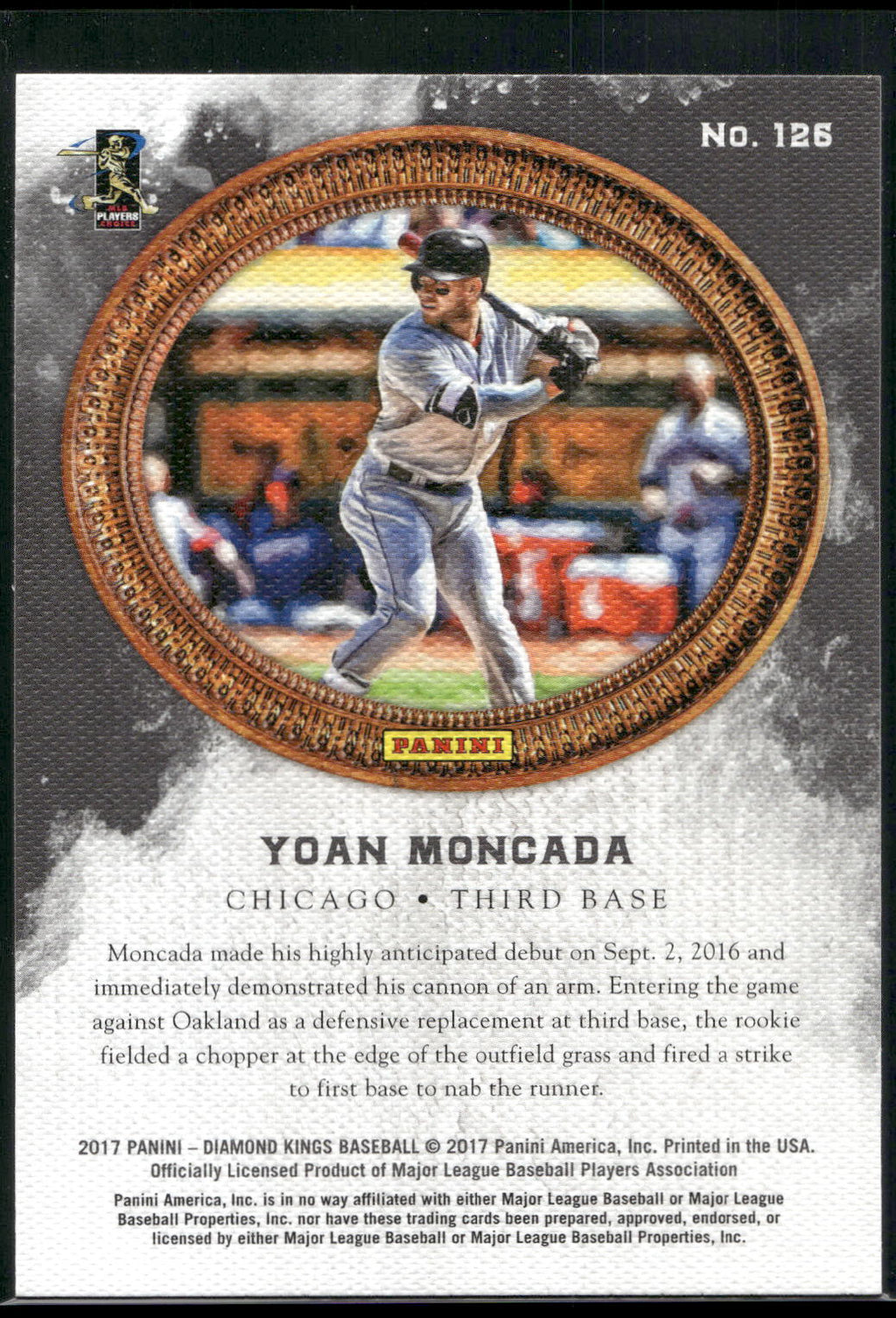 2017 Panini Diamond Kings #126 Yoan Moncada