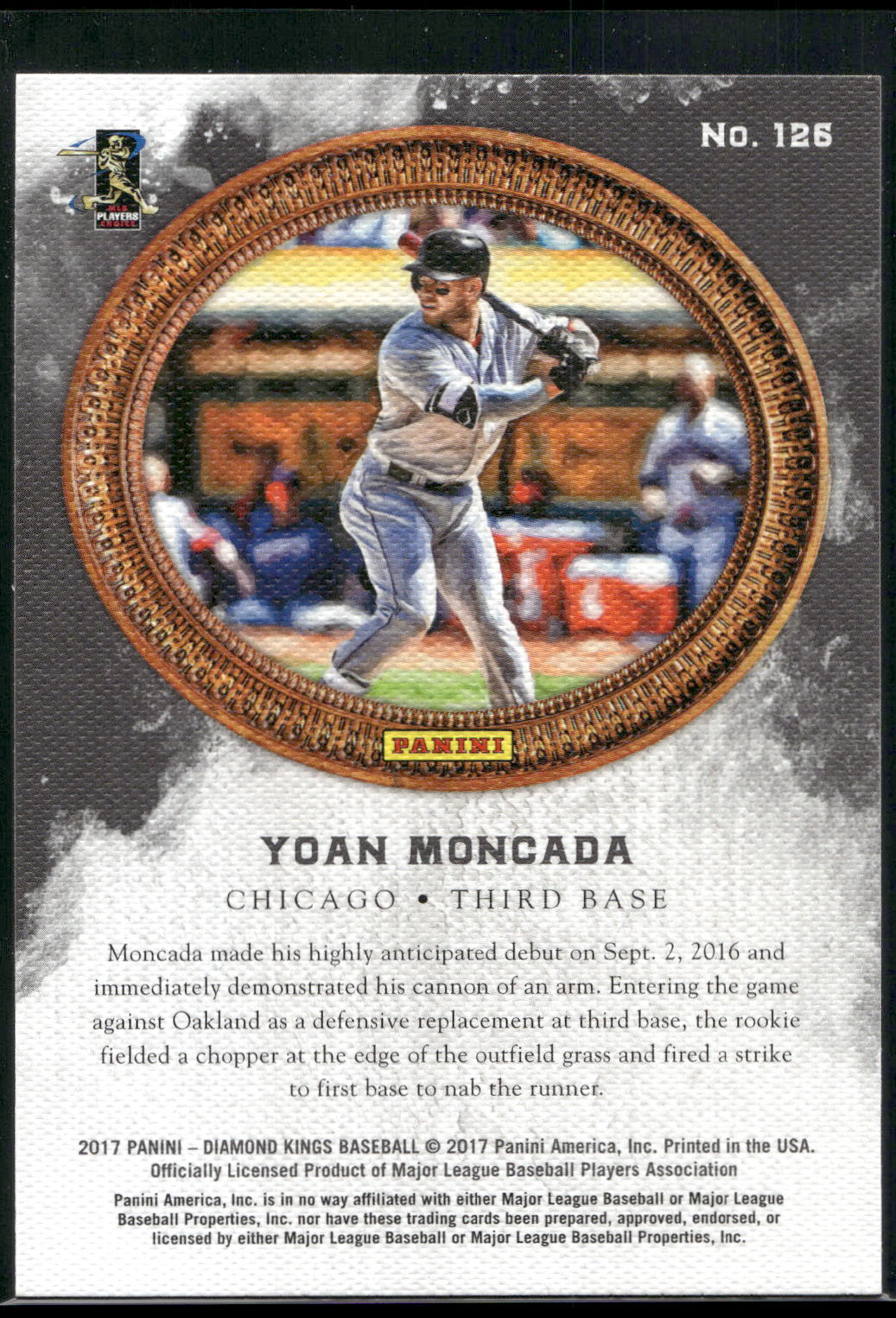 2017 Panini Diamond Kings #126 Yoan Moncada