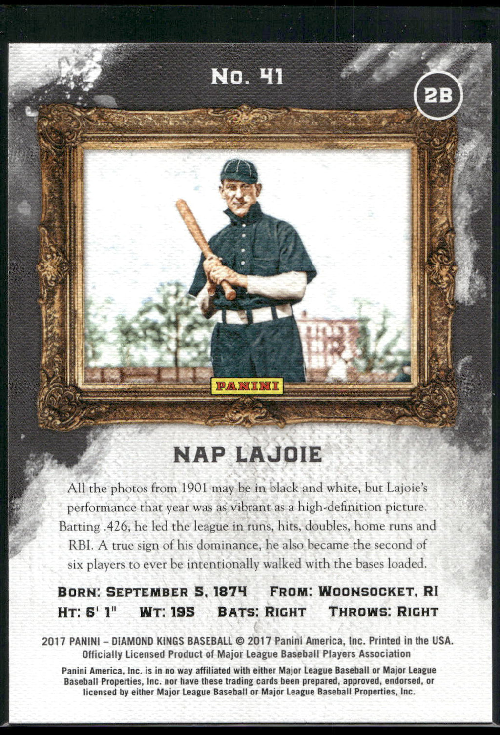 2017 Panini Diamond Kings #41 Nap Lajoie