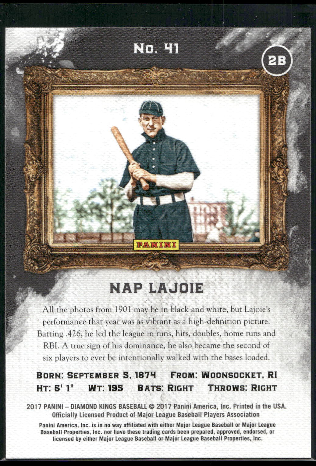 2017 Panini Diamond Kings #41 Nap Lajoie