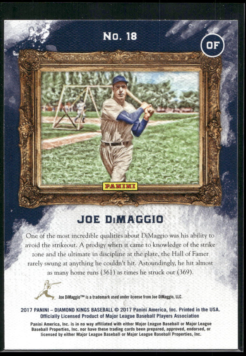 2017 Panini Diamond Kings #18 Joe DiMaggio