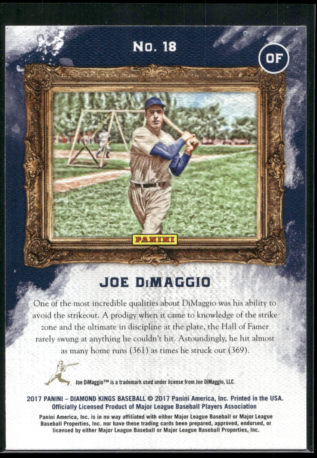 2017 Panini Diamond Kings #18 Joe DiMaggio