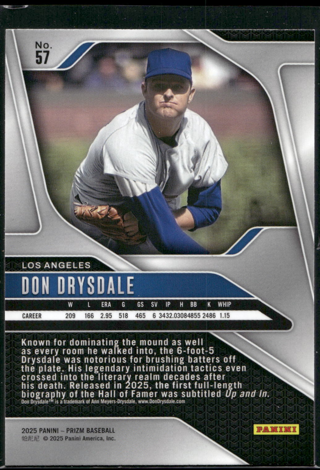2025 Panini Prizm #57 Don Drysdale