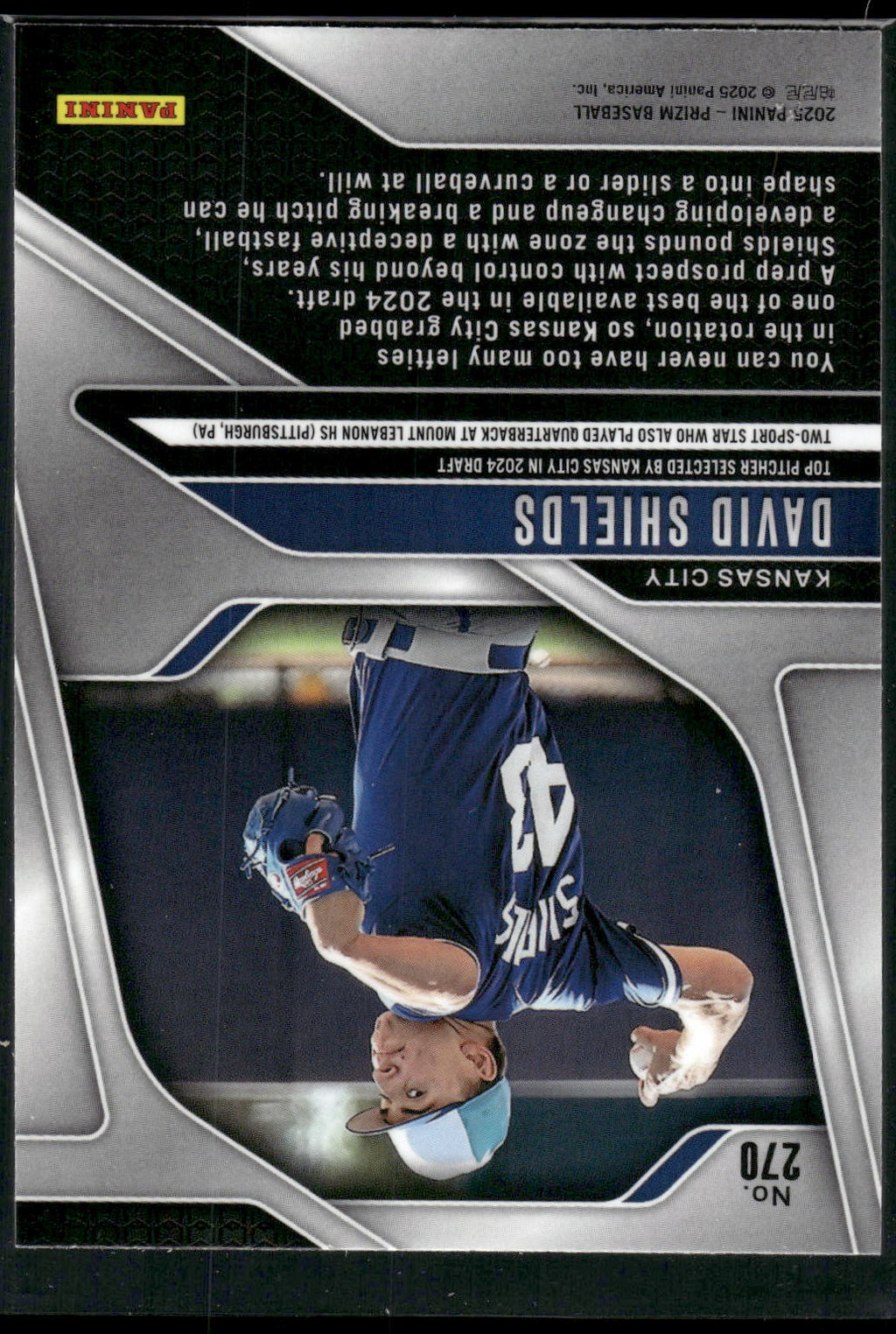 2025 Panini Prizm #270 David Shields