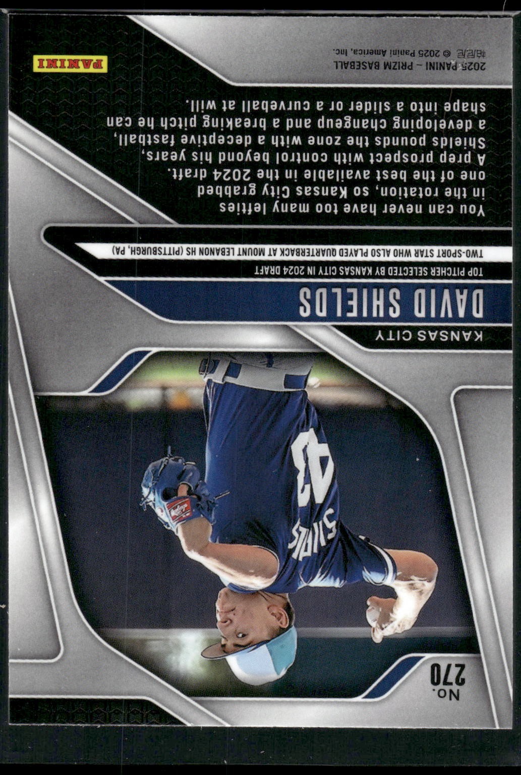 2025 Panini Prizm #270 David Shields