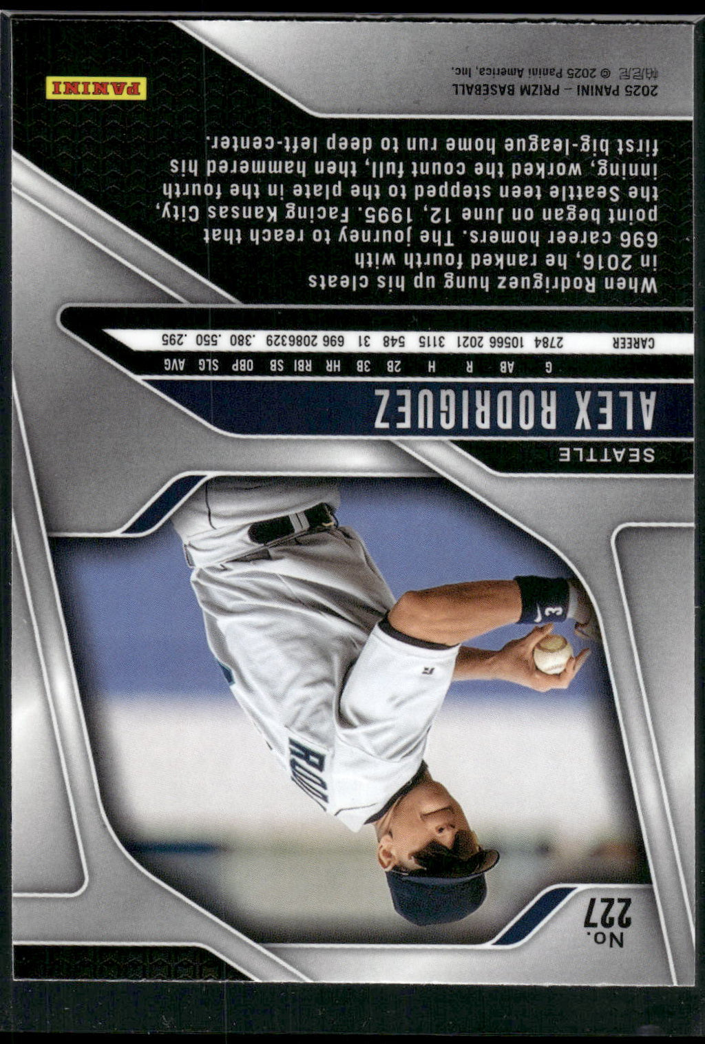 2025 Panini Prizm #227 Alex Rodriguez