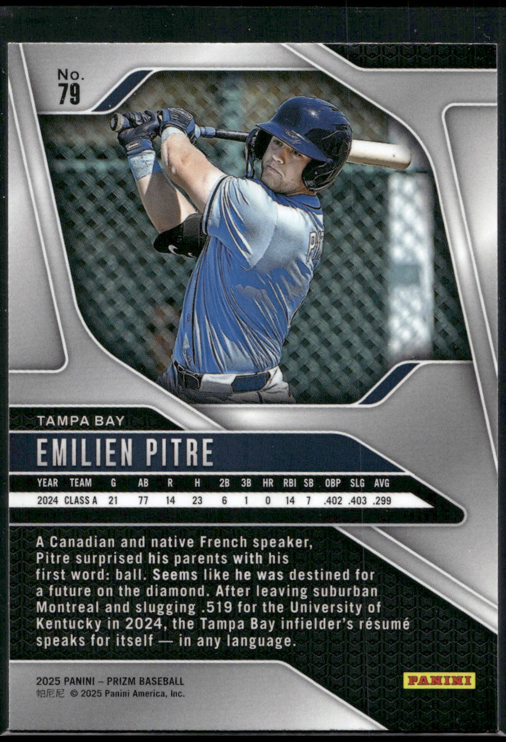 2025 Panini Prizm #79 Emilien Pitre