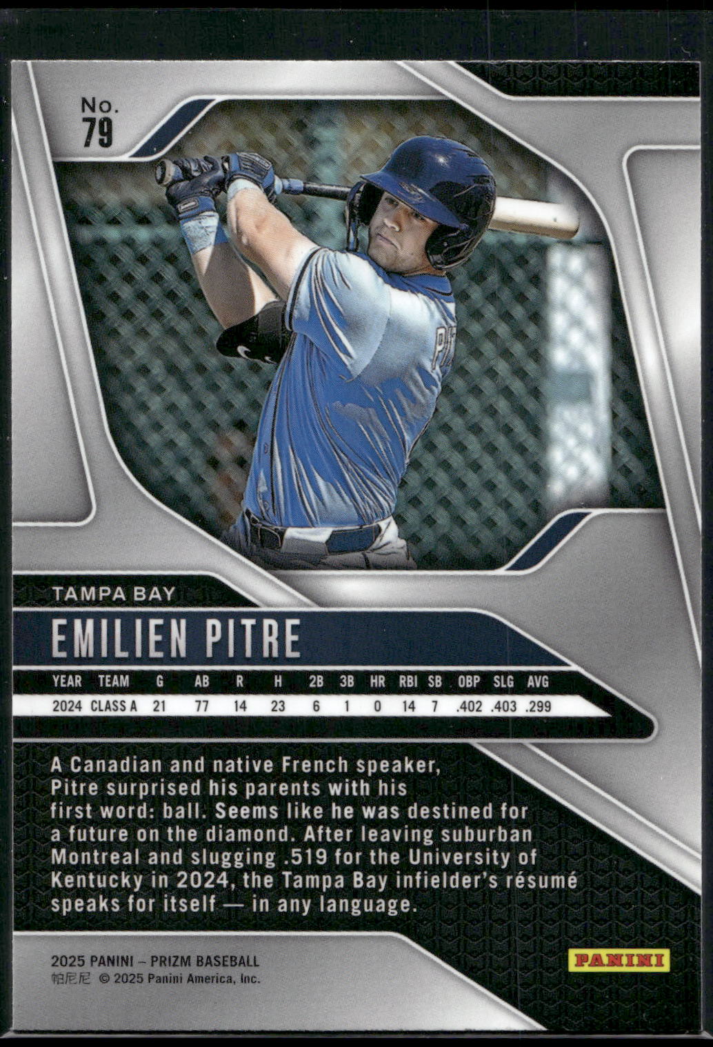 2025 Panini Prizm #79 Emilien Pitre