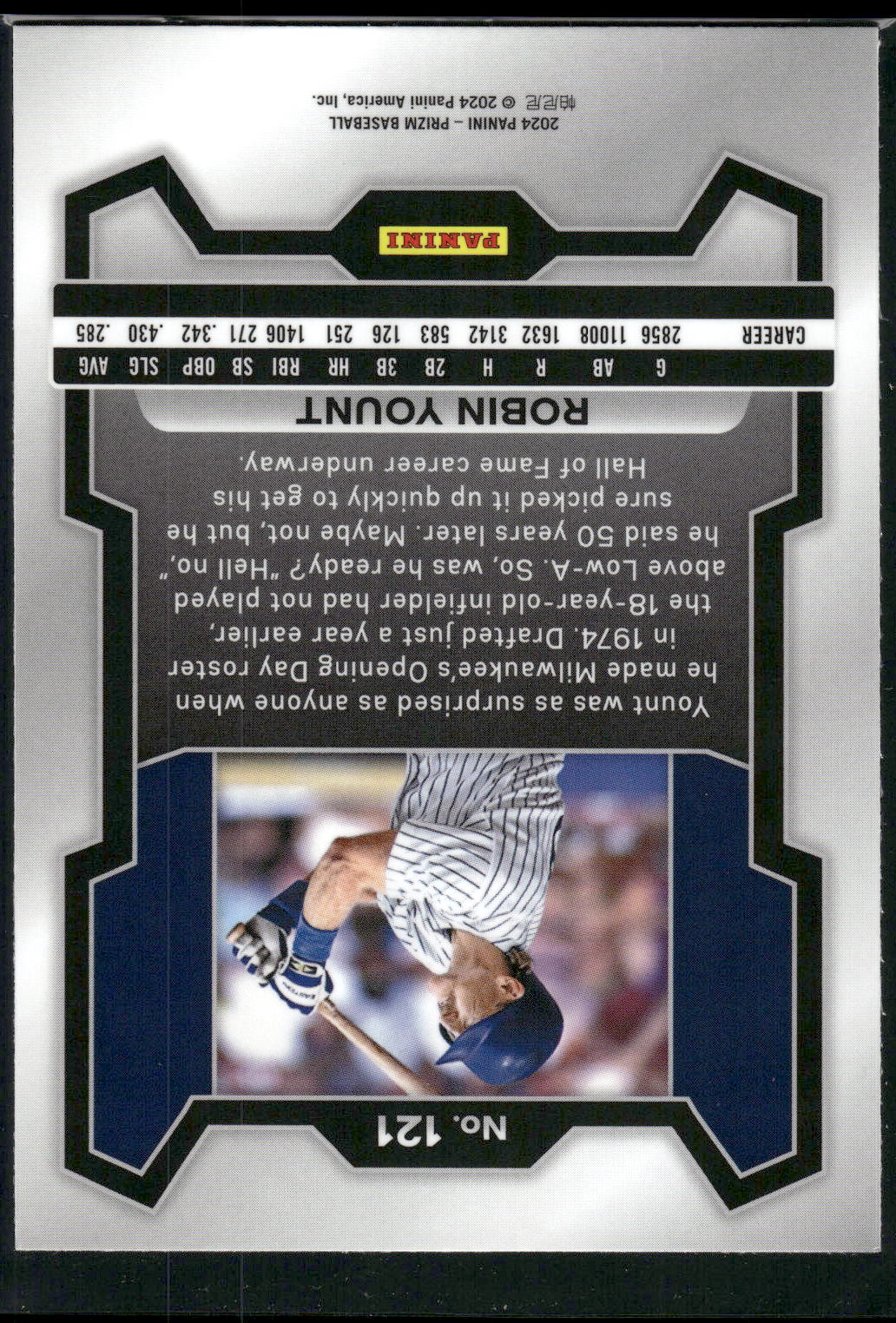 2024 Panini Prizm #121 Robin Yount