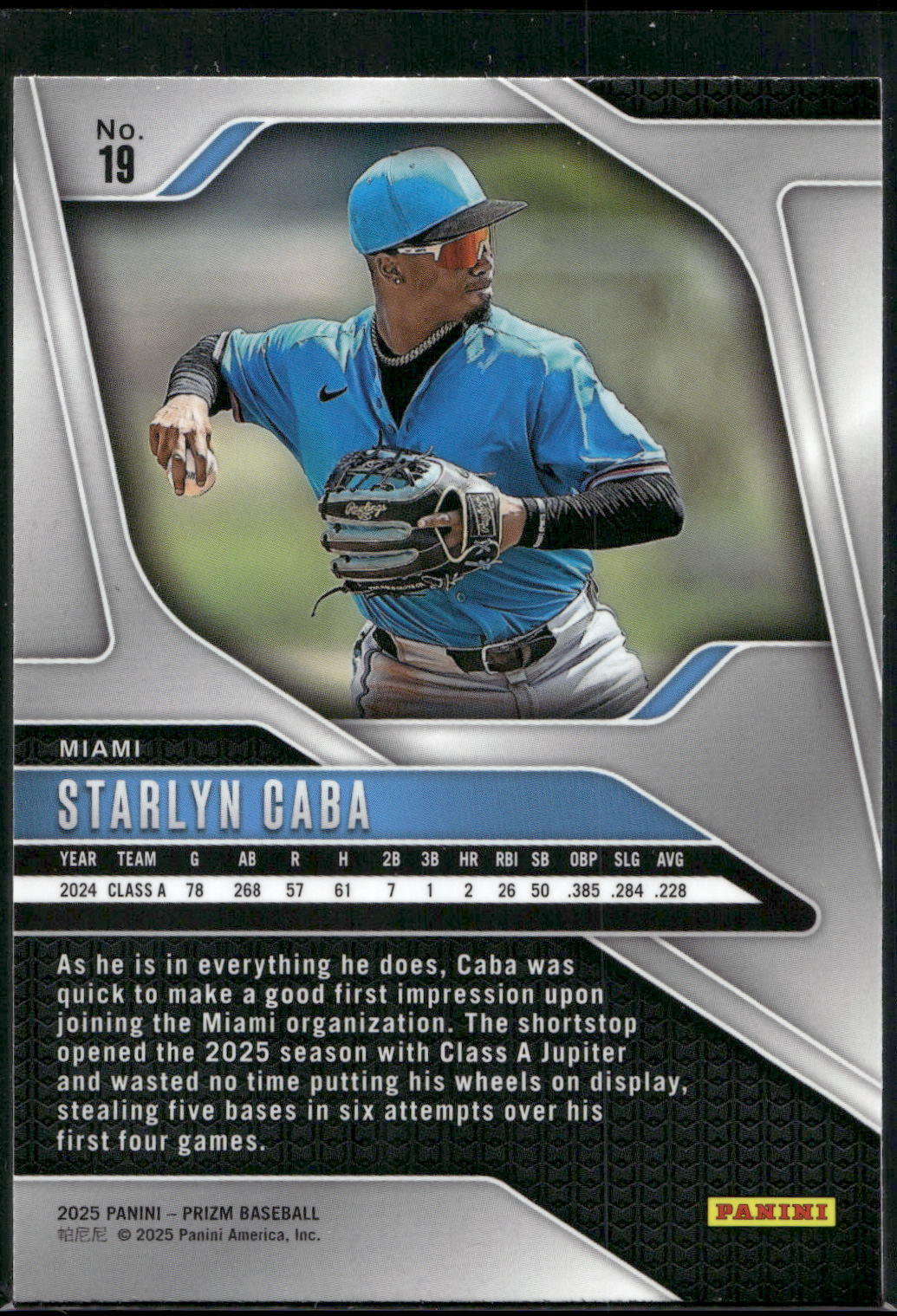 2025 Panini Prizm #19 Starlyn Caba