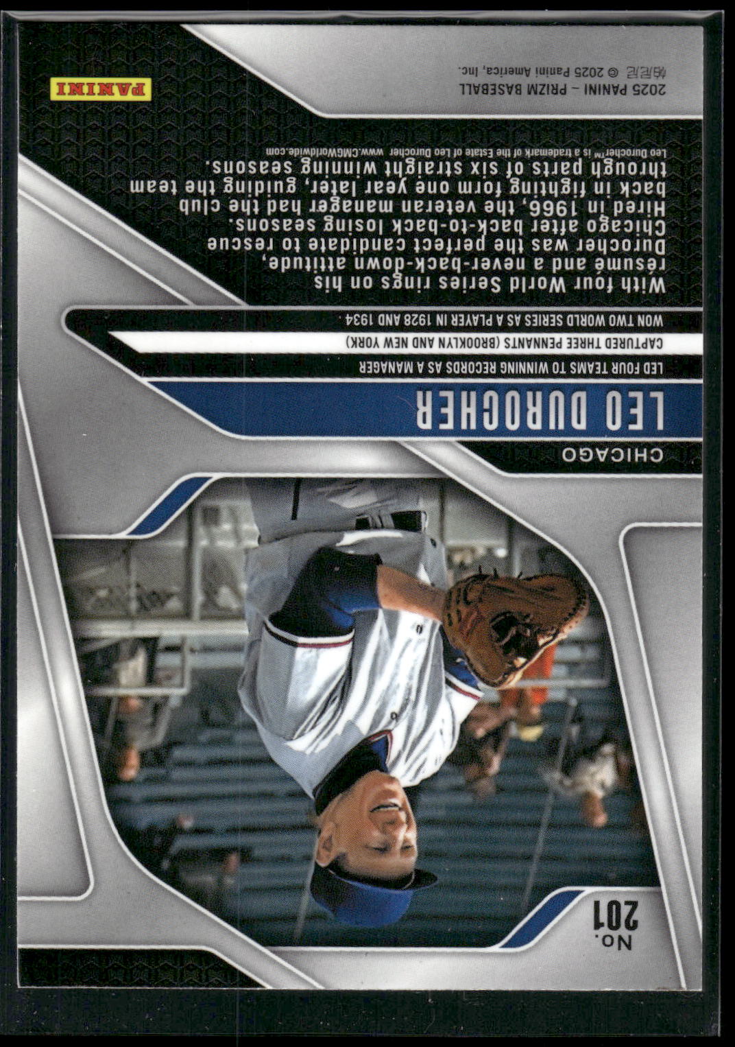 2025 Panini Prizm #201 Leo Durocher