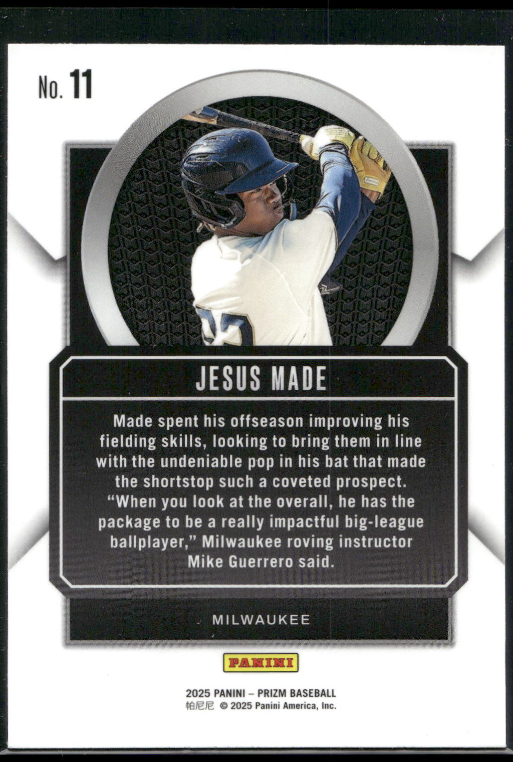 2025 Panini Prizm #11 Jesus Made Talisman