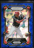 2024 Panini Prizm #157 Elian Soto Blue Ice Prizms
