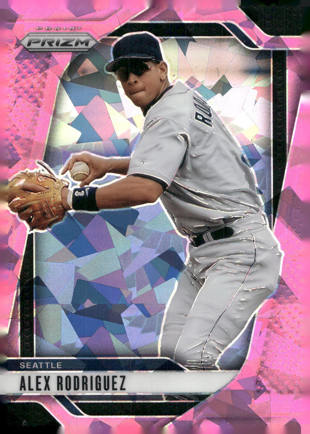 2025 Panini Prizm #227 Alex Rodriguez Pink Ice Prizms