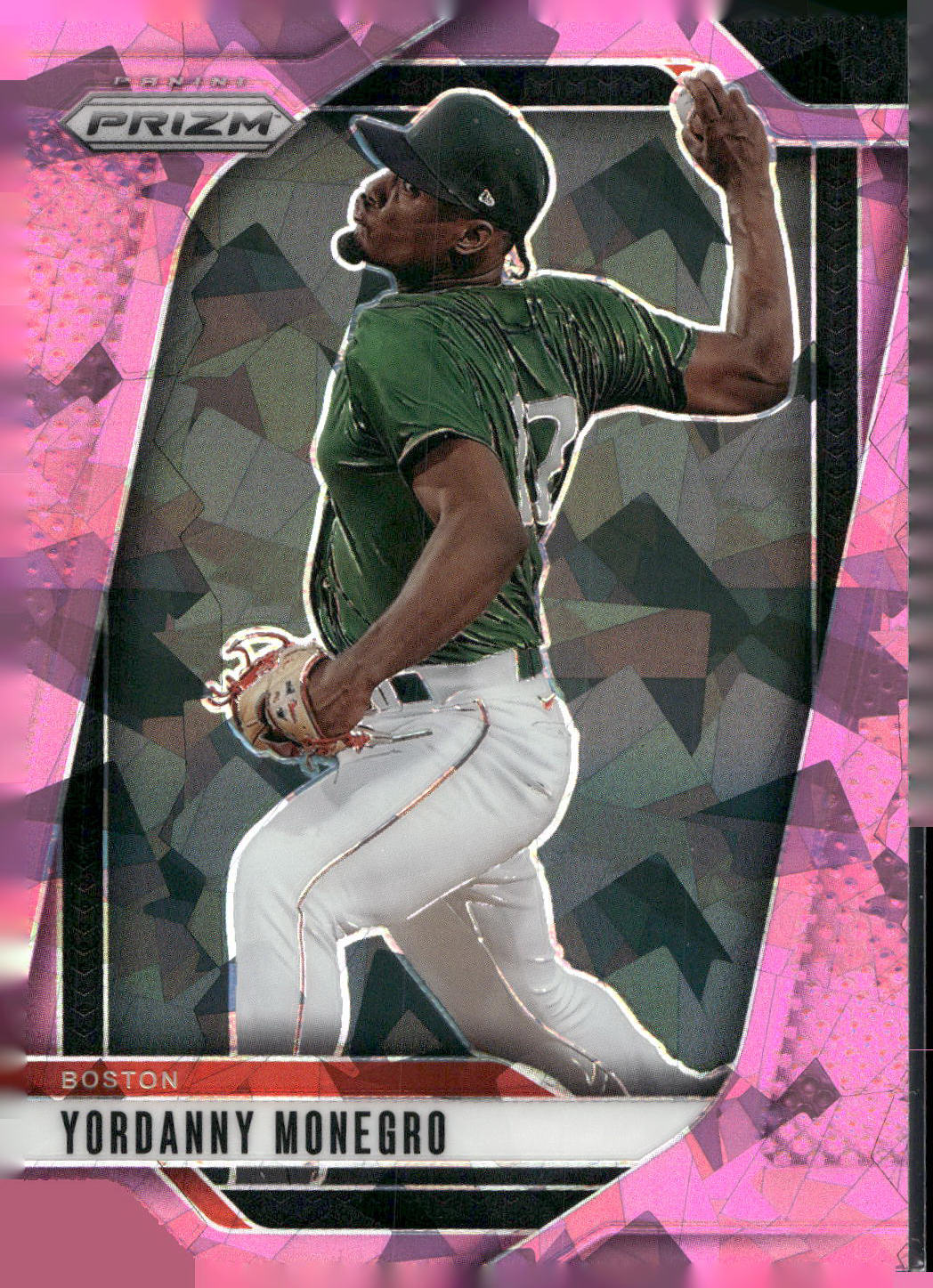 2025 Panini Prizm #25 Yordanny Monegro Pink Ice Prizms