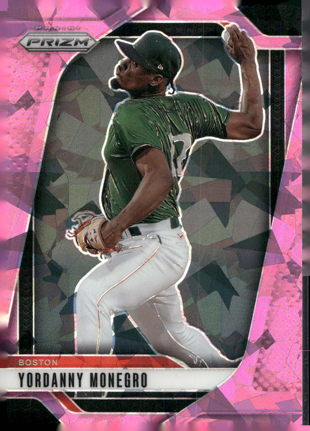 2025 Panini Prizm #25 Yordanny Monegro Pink Ice Prizms