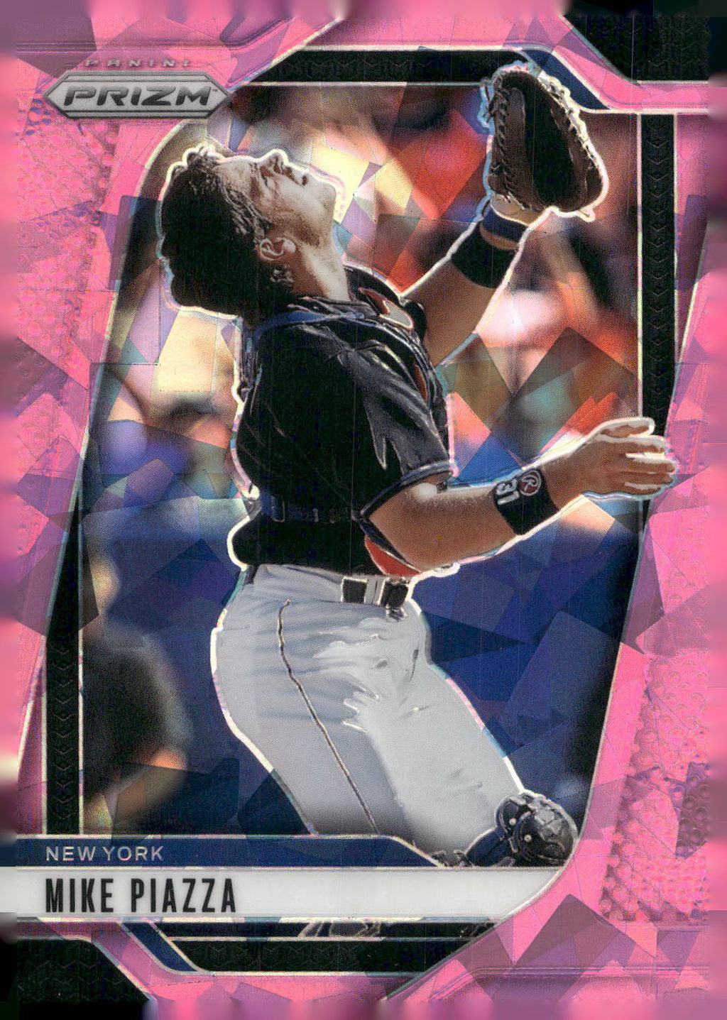 2025 Panini Prizm #125 Mike Piazza Pink Ice Prizms