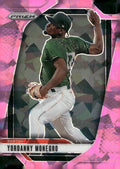 2025 Panini Prizm #25 Yordanny Monegro Pink Ice Prizms