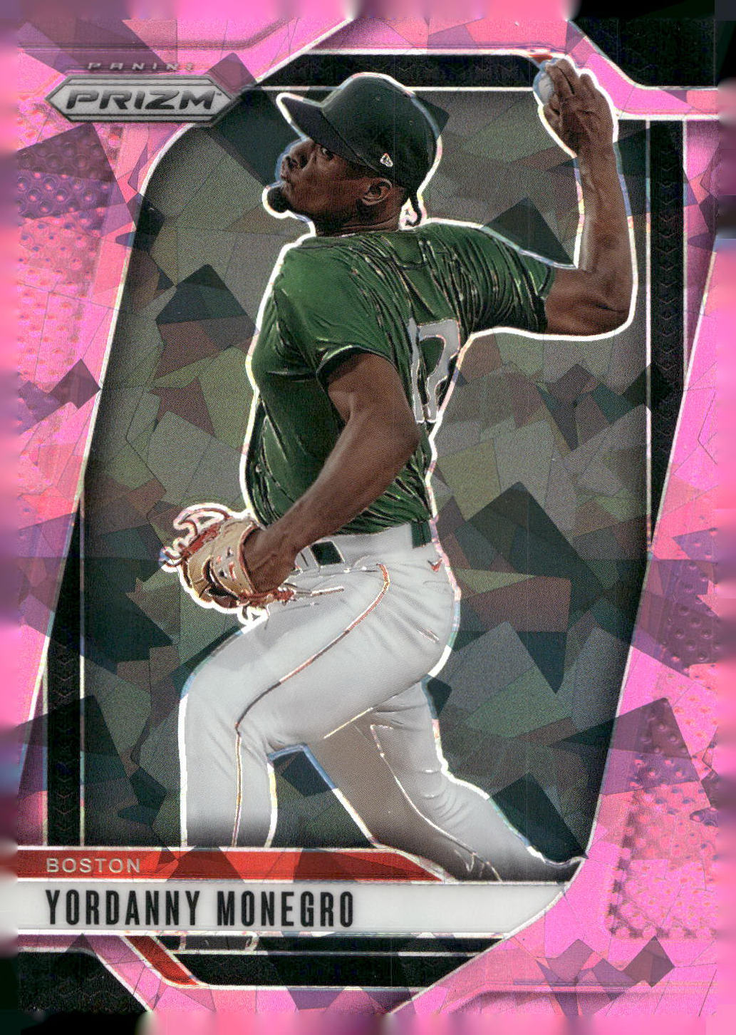 2025 Panini Prizm #25 Yordanny Monegro Pink Ice Prizms