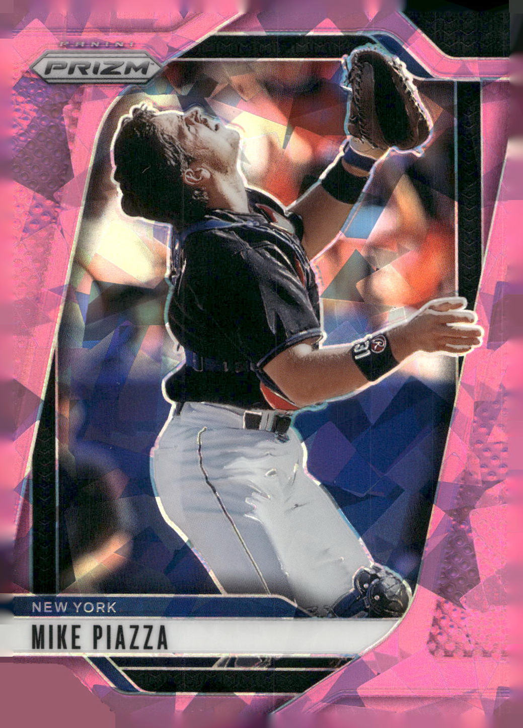 2025 Panini Prizm #125 Mike Piazza Pink Ice Prizms